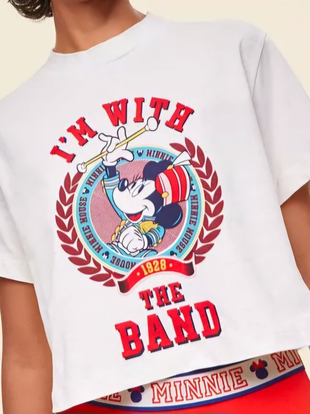 Disney Minnie Majorette Cotton Graphic Tee, Created for Macy's Small